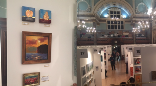 Mina at London's Parallax Art Show